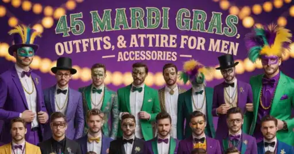 45 Mardi Gras Outfits, Ideas & Attire for Men – Accessories
