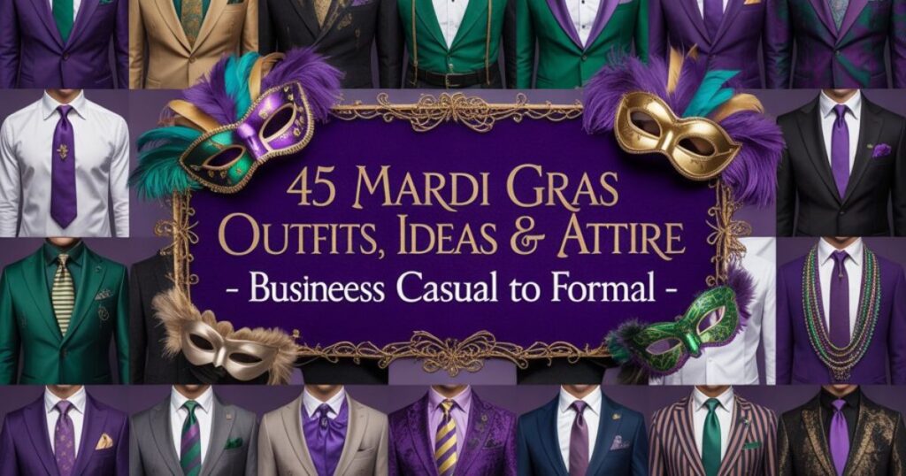 45 Mardi Gras Outfits, Ideas & Attire for Men – Business Casual to Formal