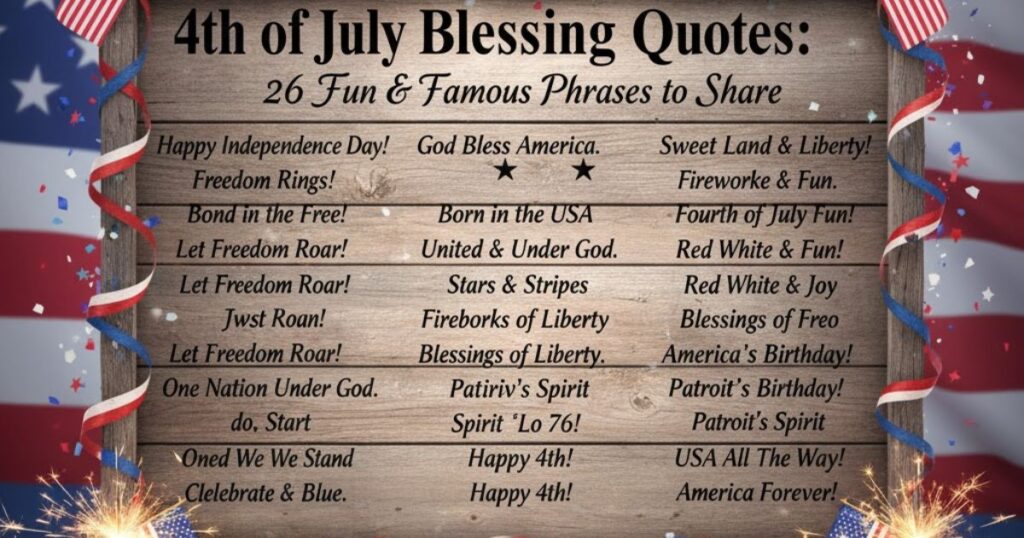 4th of July Blessing Quotes: 26 Fun & Famous Phrases to Share