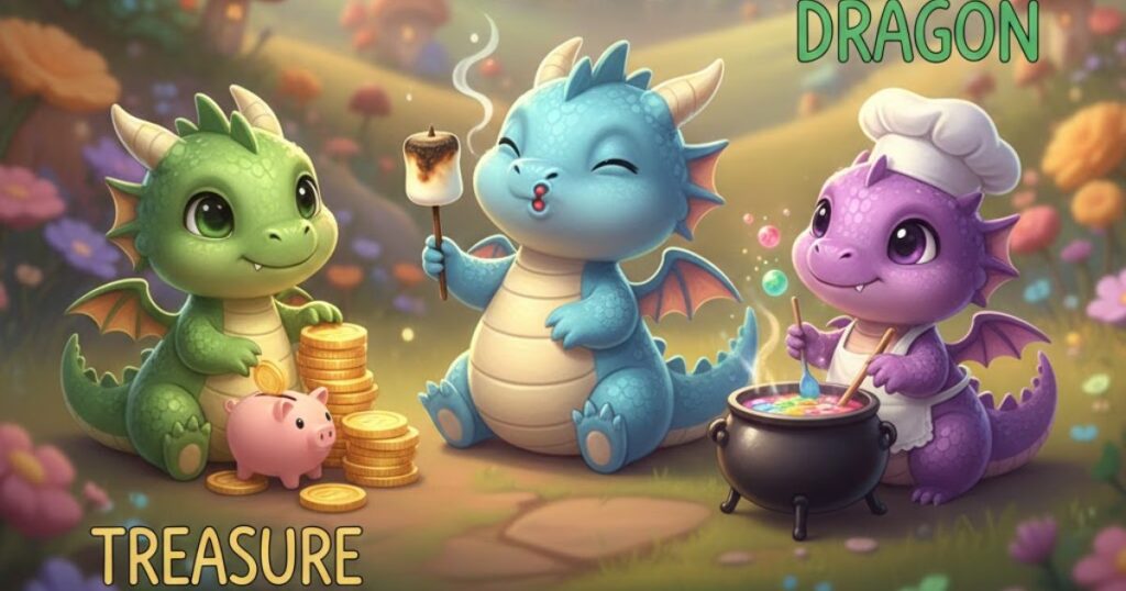 8. Adorable Cute Dragon Puns
