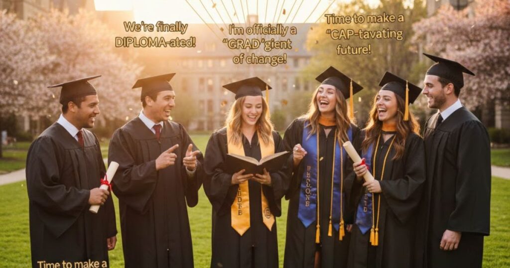 8. Graduation Puns for Friends
