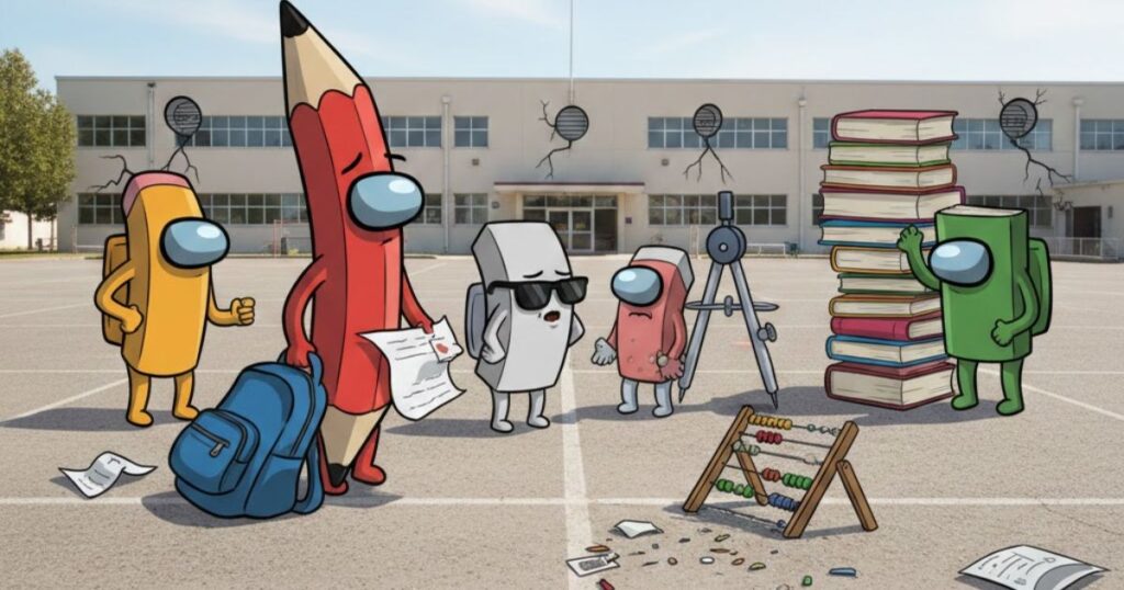 8. School-Related Sus Puns
