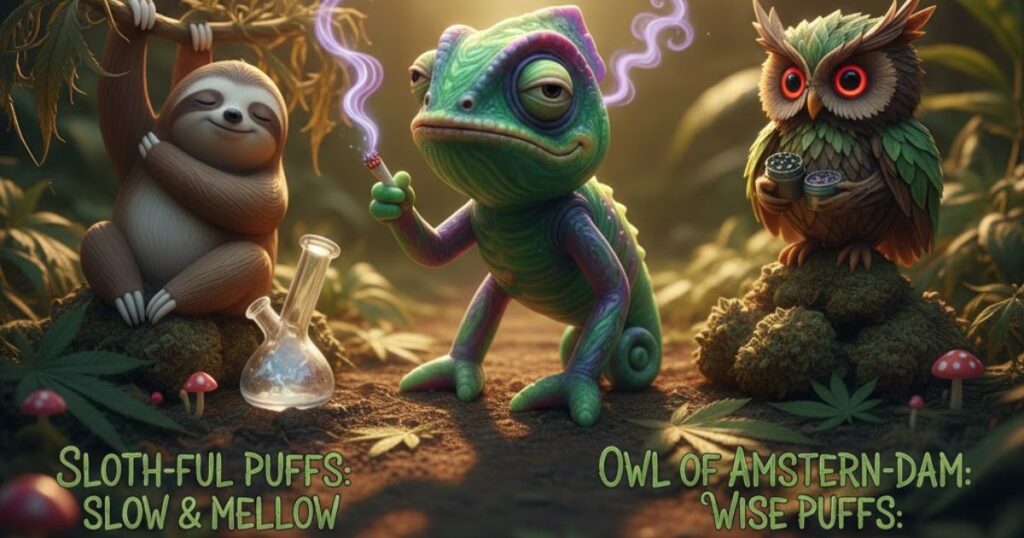 Animal-Inspired Weed Puns
