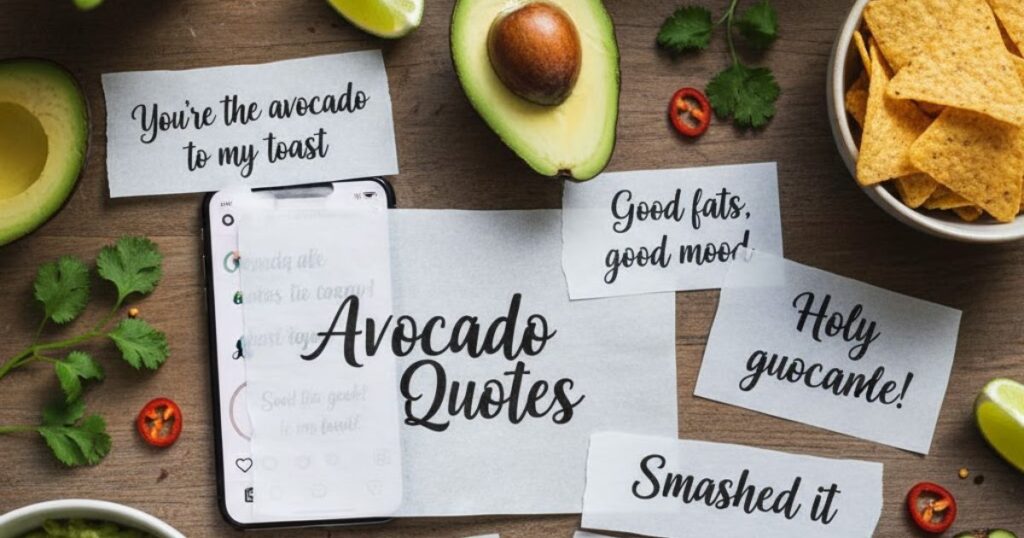 Avocado Quotes Instagram Captions
