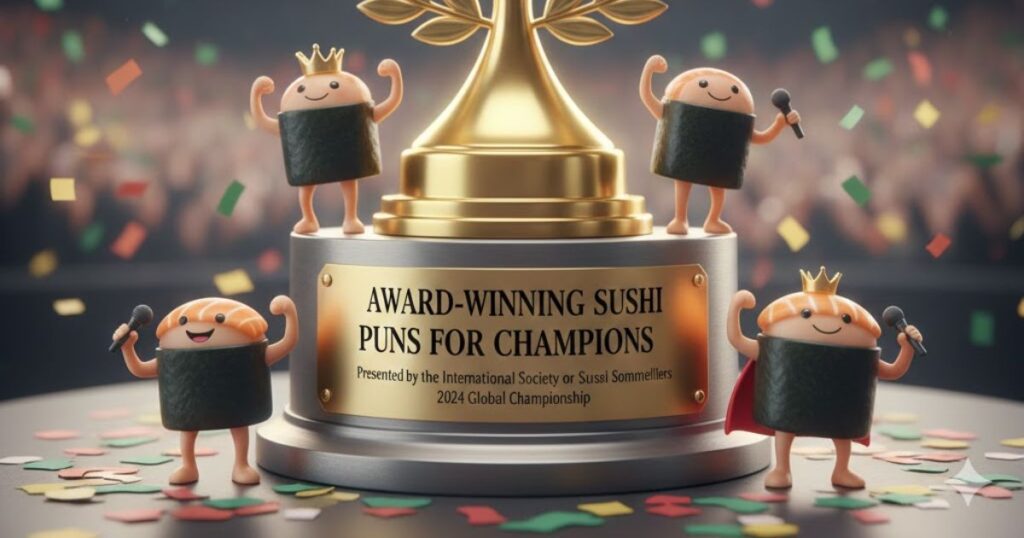 Award-Winning Sushi Puns for Champions