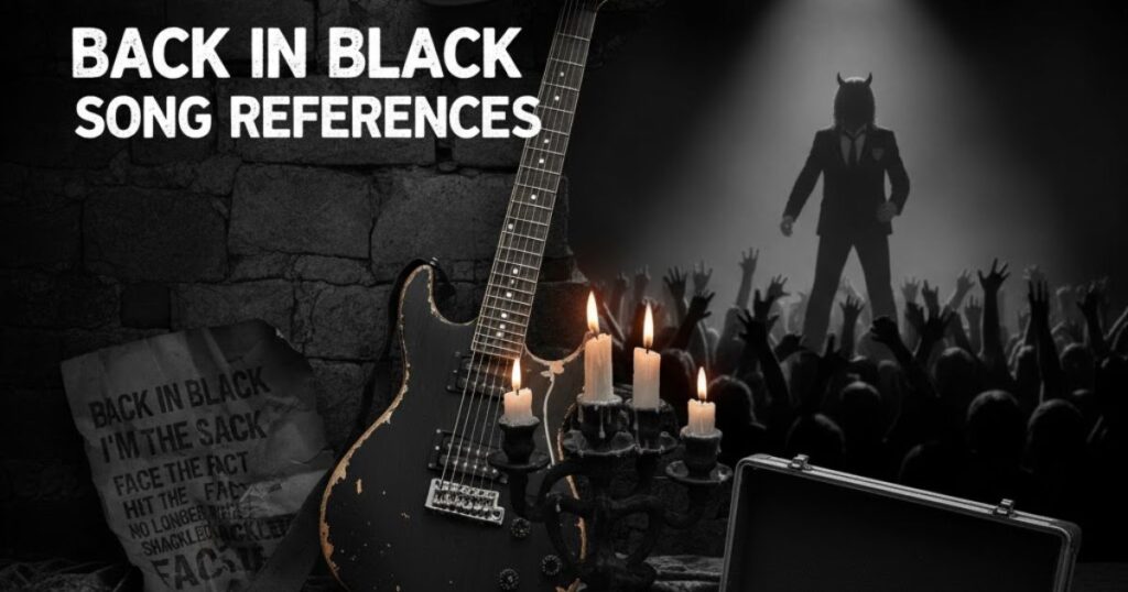 Back in Black Song References

