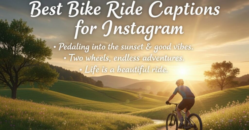Best Bike Ride Captions for Instagram

