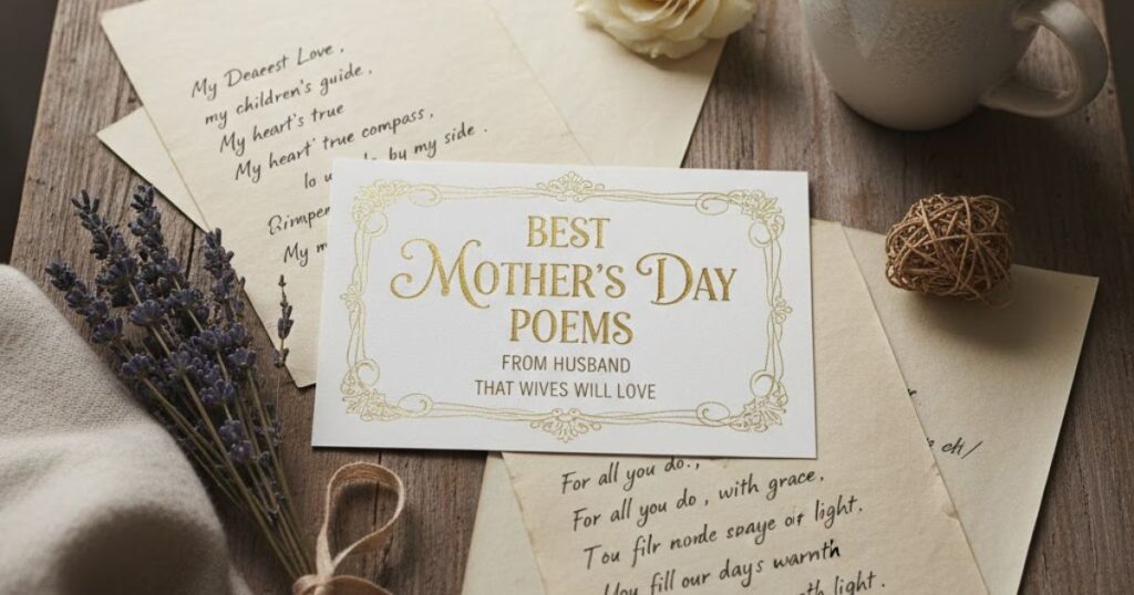 Best Mothers Day Poems from Husband That Wives Will Love