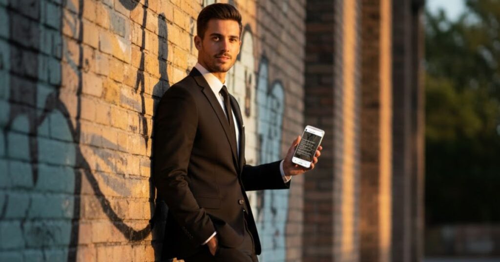 Black Suit Captions For Instagram