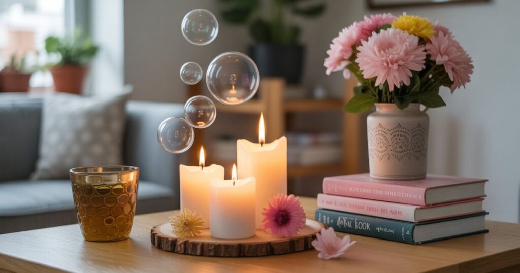 Candles, Bubbles & Books