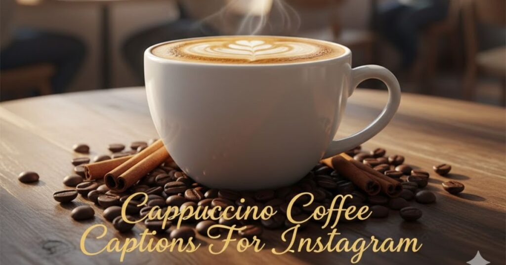 Cappuccino Coffee Captions For Instagram
