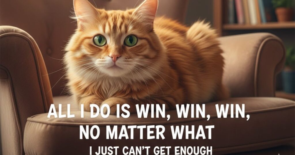 Cat Captions Inspired by Song Lyrics