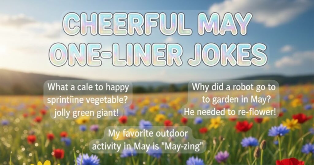 Cheerful May One-Liner Jokes
