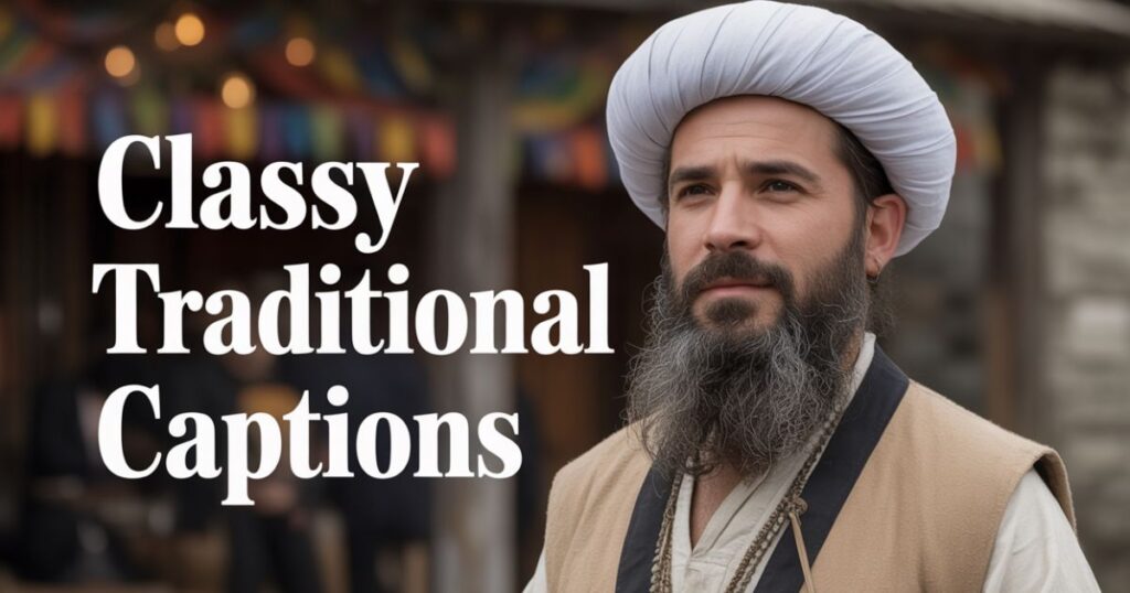 Classy Traditional Captions
