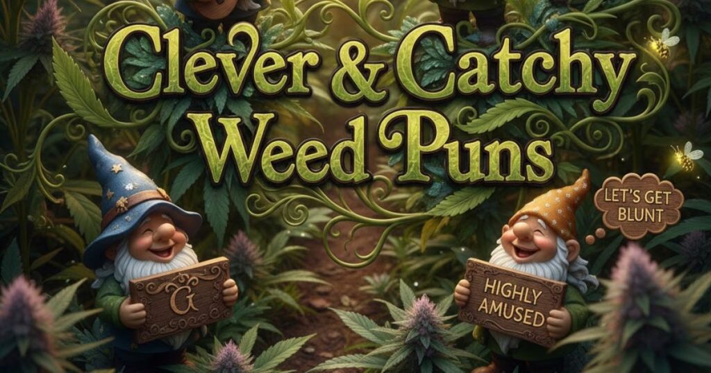 Clever & Catchy Weed Puns
