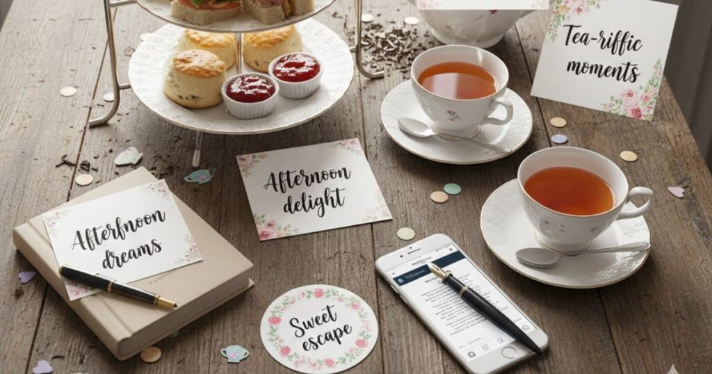 Creative Afternoon Tea Captions For Instagram
