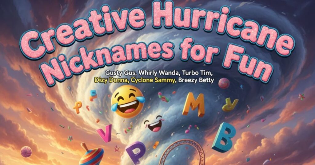 Creative Hurricane Nicknames for Fun
