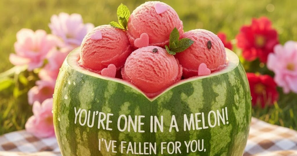 Cute and Romantic Watermelon Puns
