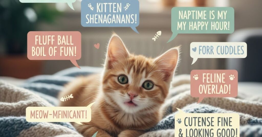Cute Cat Captions For Instagram