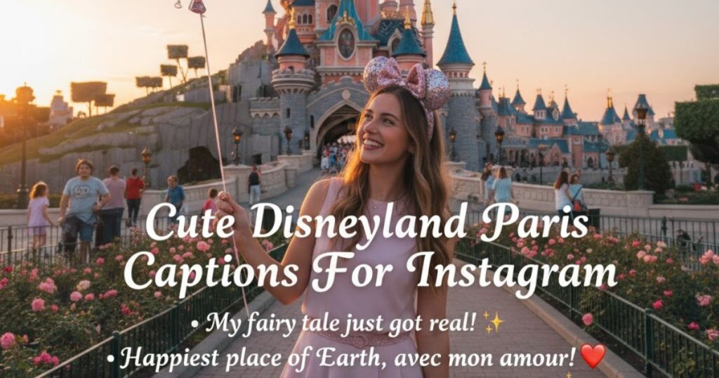 Cute Disneyland Paris Captions For Instagram
