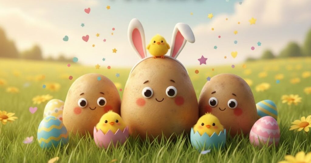 Cute Potato Puns for Kids 🐣💛
