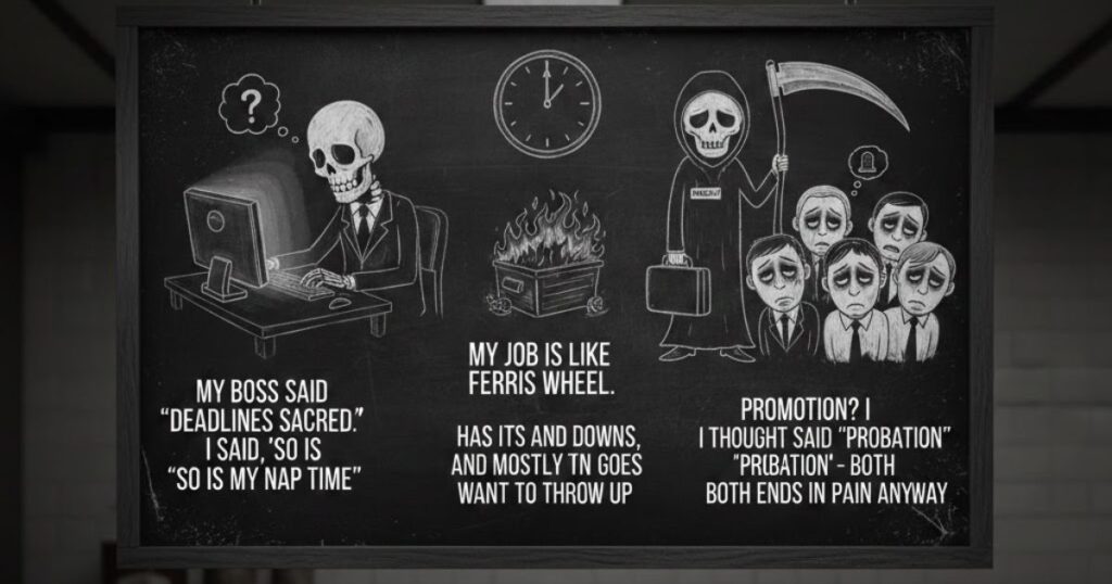 Dark-Humor Jokes about Work