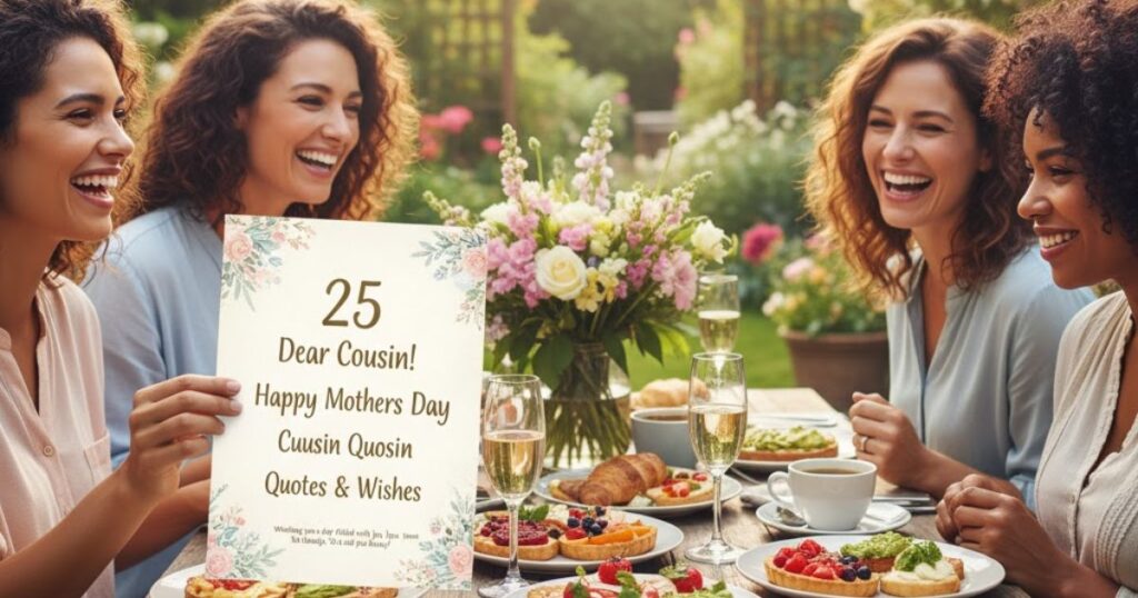 Dear Cousin! 25 Happy Mothers Day Cousin Quotes & Wishes
