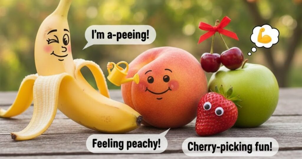 Dirty (But Playful) Fruit Puns
