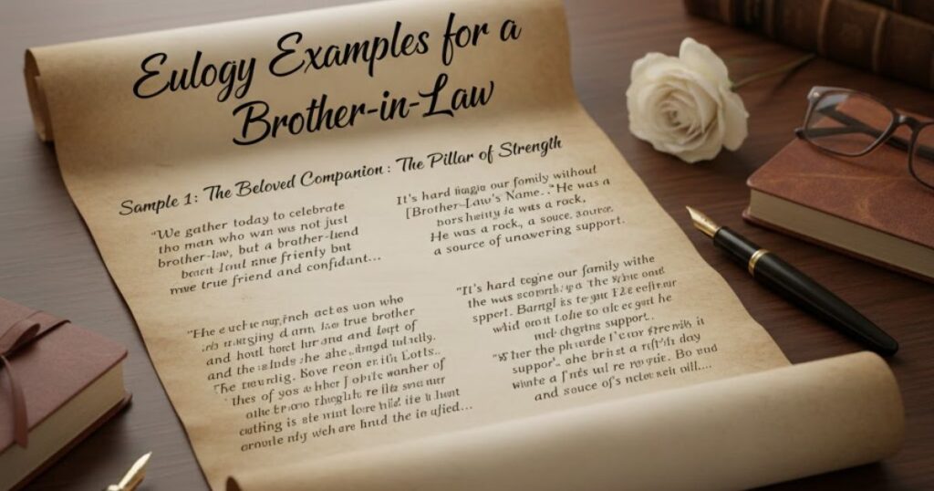 Eulogy Examples for a Brother-in-Law