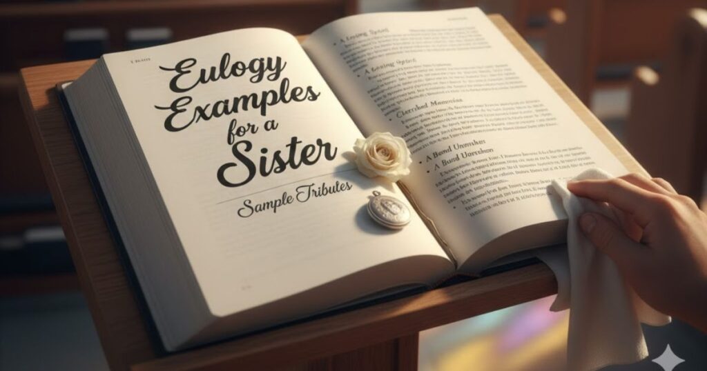 Eulogy Examples for a Sister – Sample Tributes