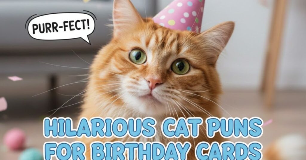 Feline Fine: Hilarious Cat Puns for Birthday Cards
