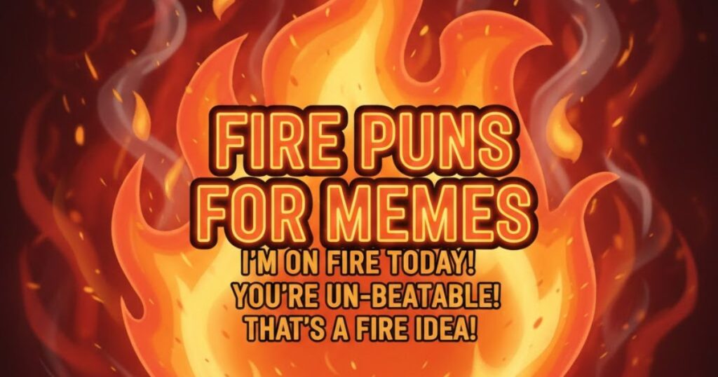 Fire Puns For Memes