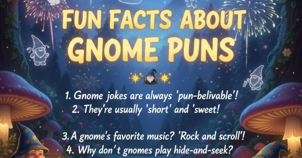 Fun Facts About Gnome Puns 🎇🧙‍♂️
