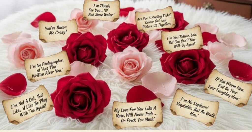 Funny & Flirty Rose Captions
