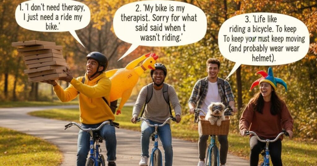 Funny Bike Captions for Instagram
