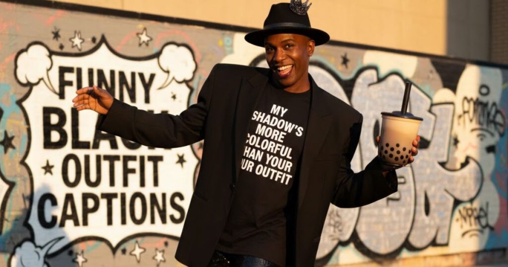 Funny Black Outfit Captions For Instagram