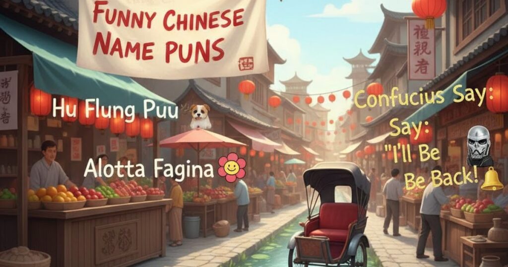 Funny Chinese Name Puns
