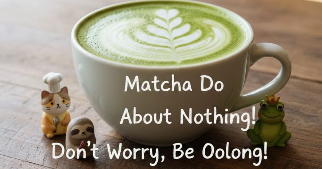Funny Matcha Captions
