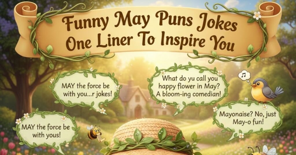 Funny May Puns Jokes One Liner To Inspire You