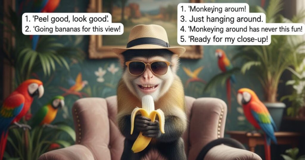 Funny Monkey Captions For Instagram
