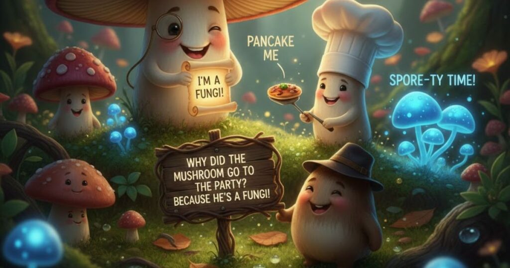 Funny Mushroom Puns
