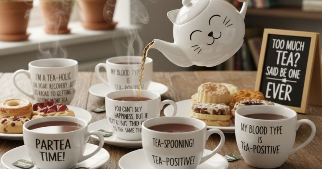 Funny Tea Captions For Instagram
