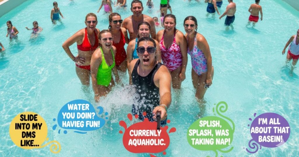 Funny Waterpark Captions for Instagram
