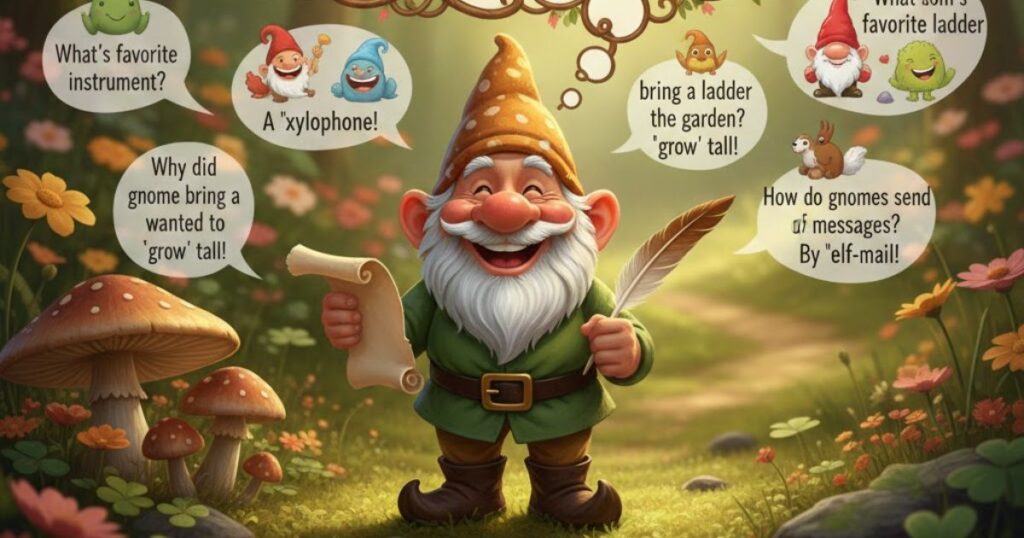 Gnome-Tastic Puns for a Chuckle 😂🧙‍♂️
