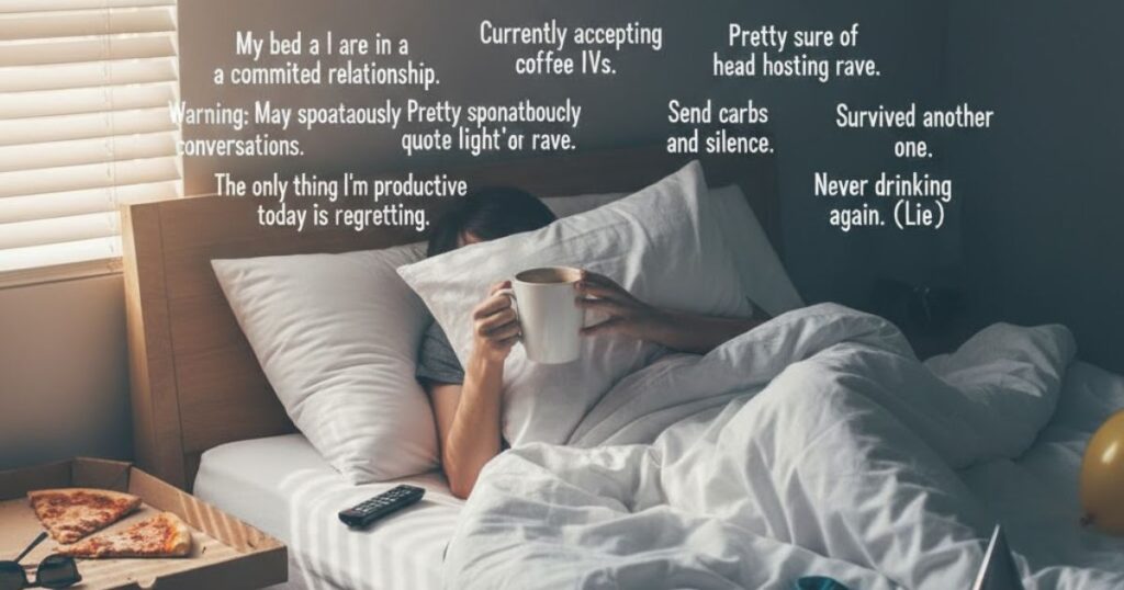 Hangover Captions For Instagram
