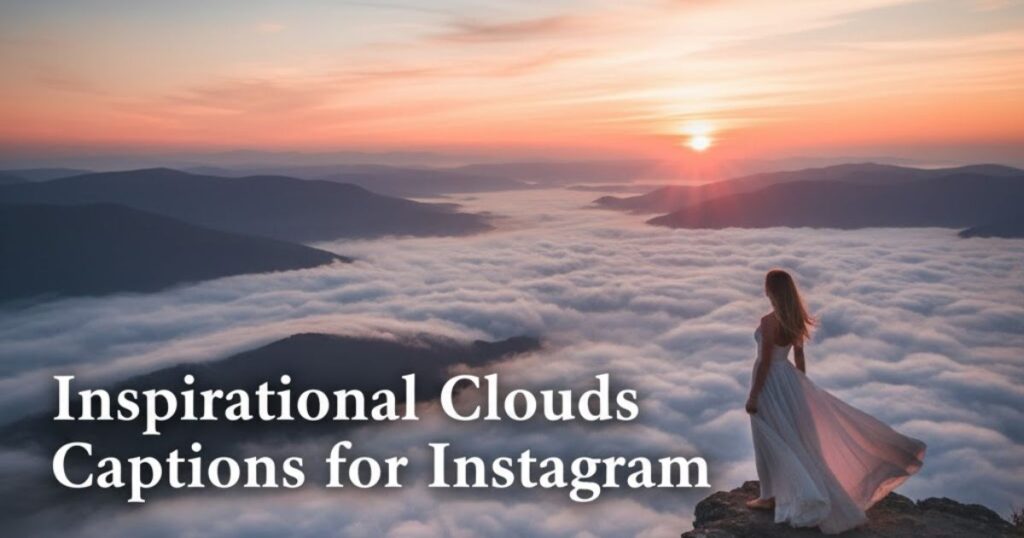 Inspirational Clouds Captions for Instagram