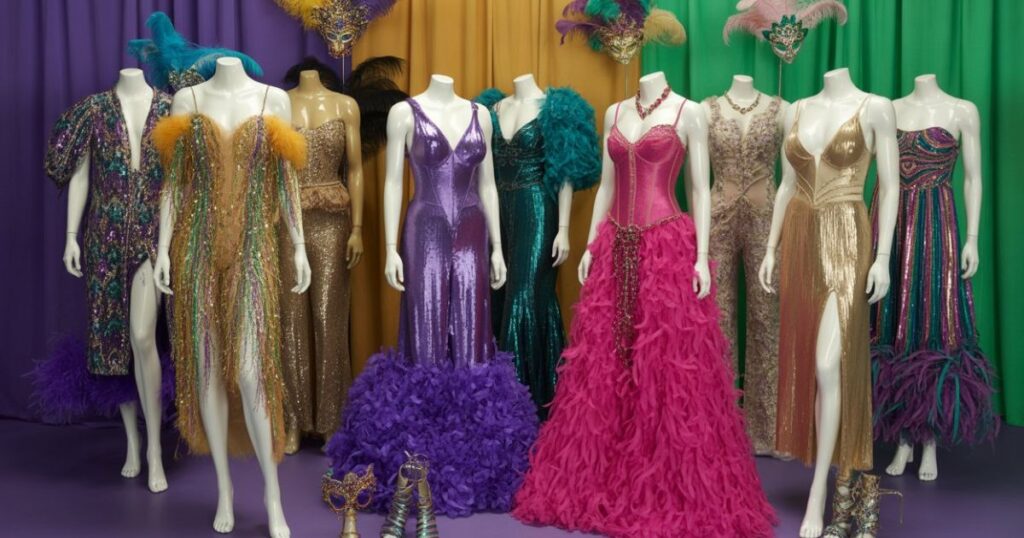 Mardi Gras Outfits For Women – Day Parade Wear, Sexy Daytime Wear, Evening Wear and Accessories