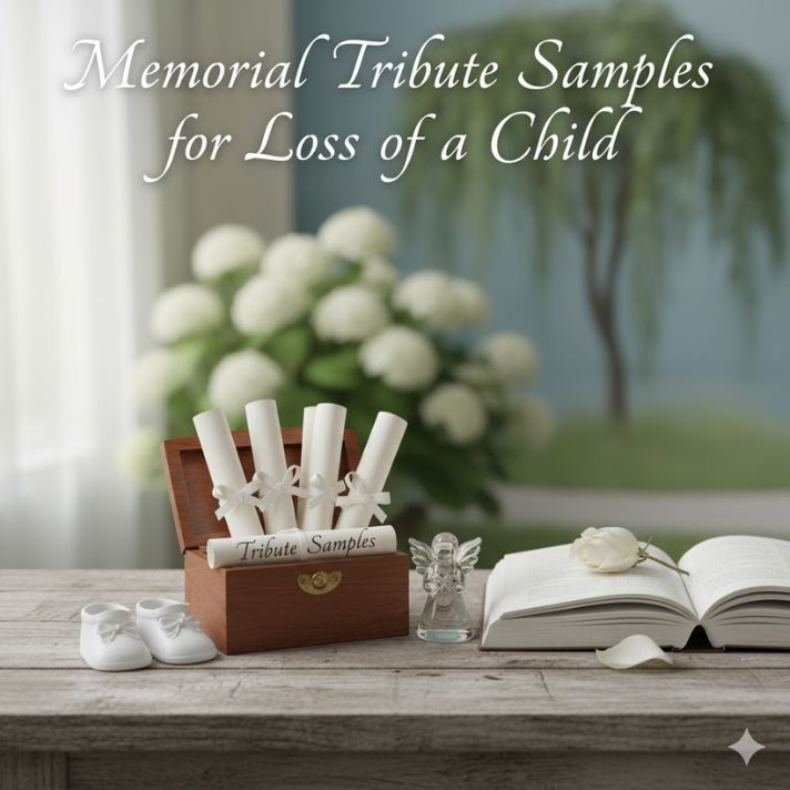 Memorial Tribute Samples for Loss of a Child
