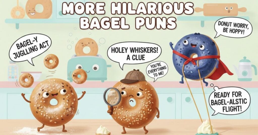 More Hilarious Bagel Puns
