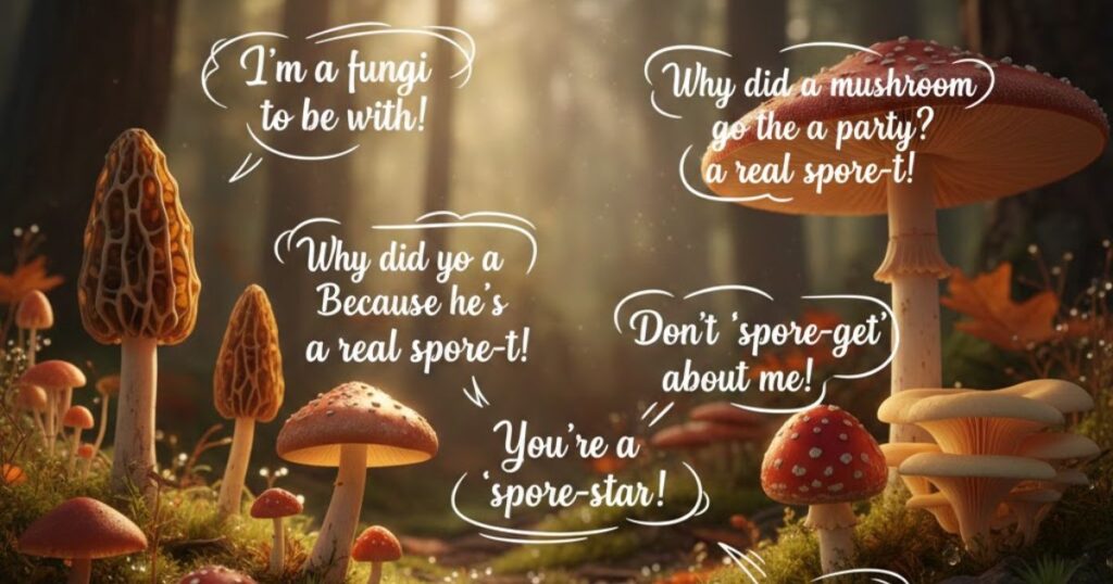 Mushroom Puns for Instagram
